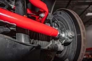 Chevrolet Camaro Alignment Toe Arms - Rear - UMI Performance - Adjustable, Roto-Joint - Black - `16-`24